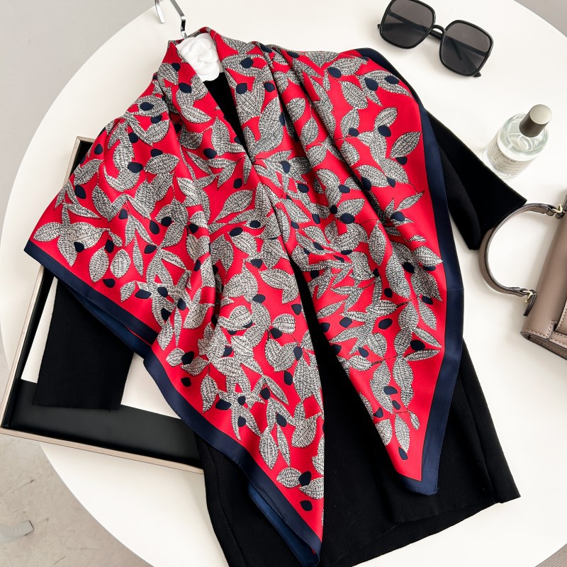 Silk Neck Scarf - Lenço Quadrado de 90cm de Alta