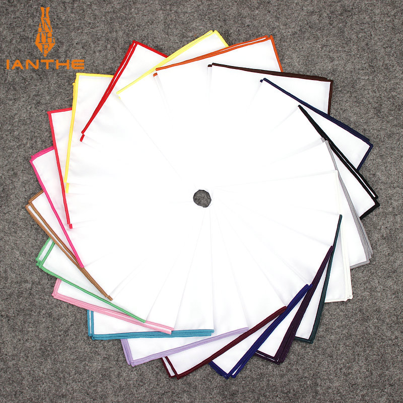Handkerchief Cotton Men - Lenço Branco para Homens e Mulheres,