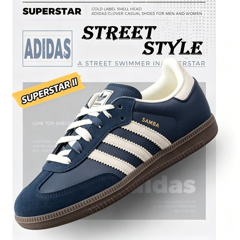 Adidas Shoes Samba - Tênis Adidas Trefoil Samba OG, Tendência