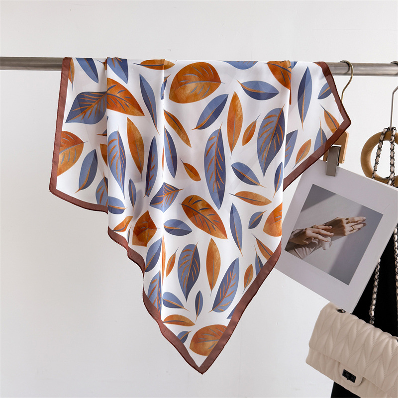 Face Scarf Mask - Marca de luxo impressão 70cm lenços