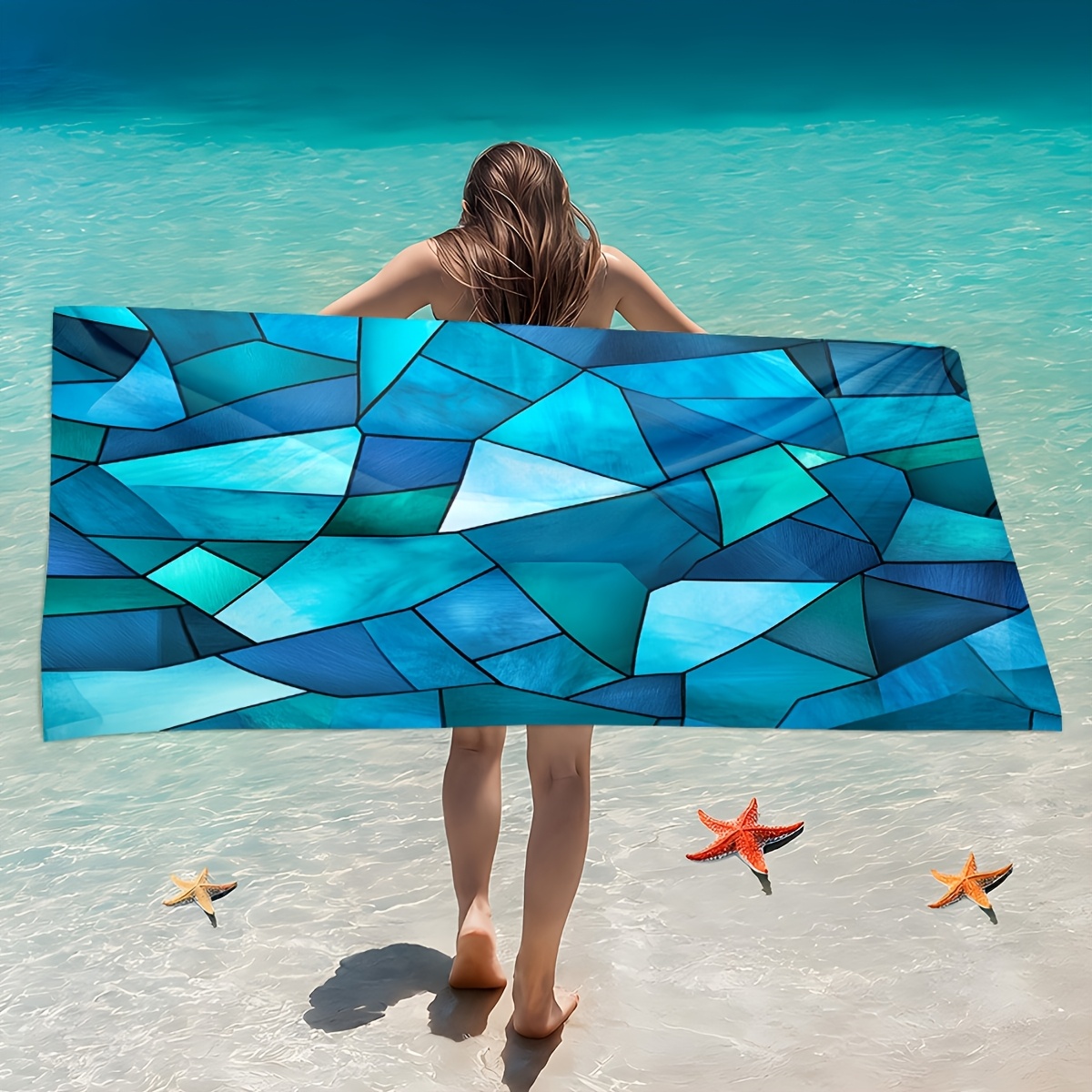 Toalha de praia clássica tipo  - Woven Scarf Blanket avaliação e preço