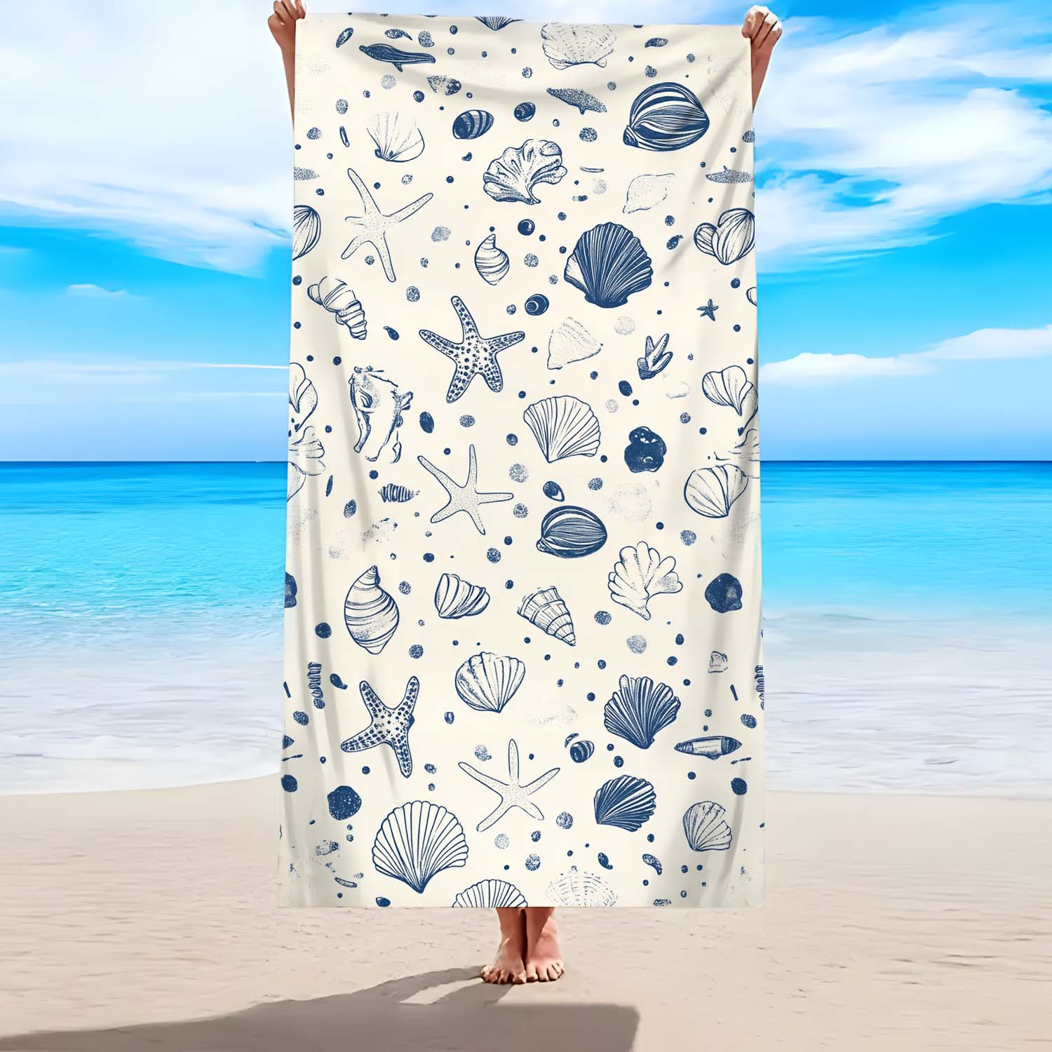 Toalha de praia clássica tipo  - Woven Scarf Blanket avaliação e preço