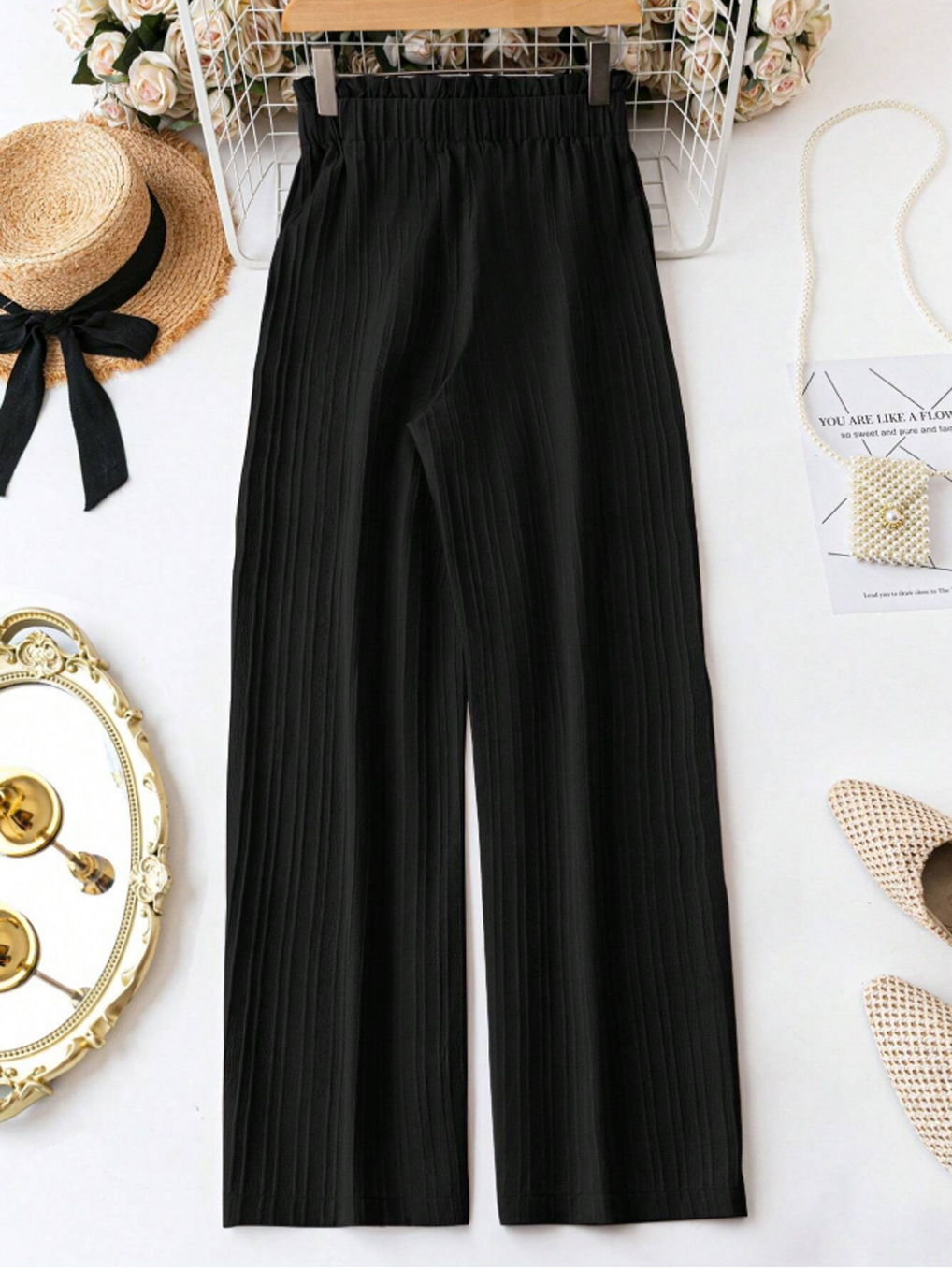 Calças Femininas Listradas de  - Silk Tie Striped avaliação e preço