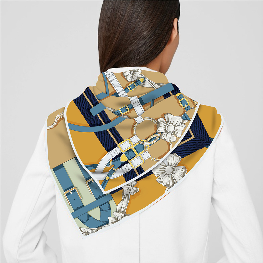 90cm novo design cinto sarja l - Silk Neck Scarf avaliação e preço