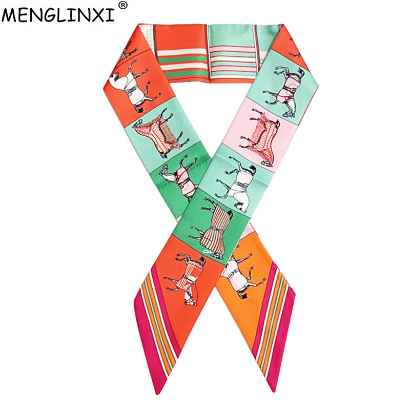 Novo cachecol para mulheres ca - Silk Tie Striped avaliação e preço