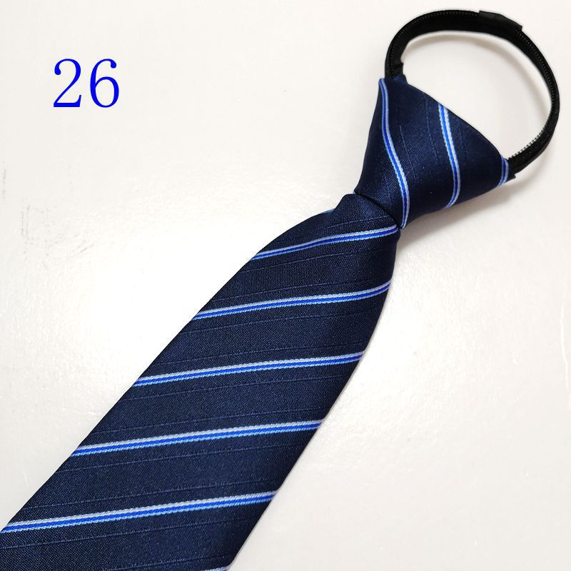 Gravatas com zíper para homens - Silk Tie Striped avaliação e preço