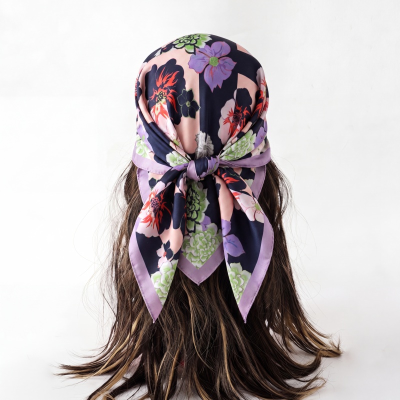 Lenço de Seda Estampado Femini - Silk Neck Scarf avaliação e preço