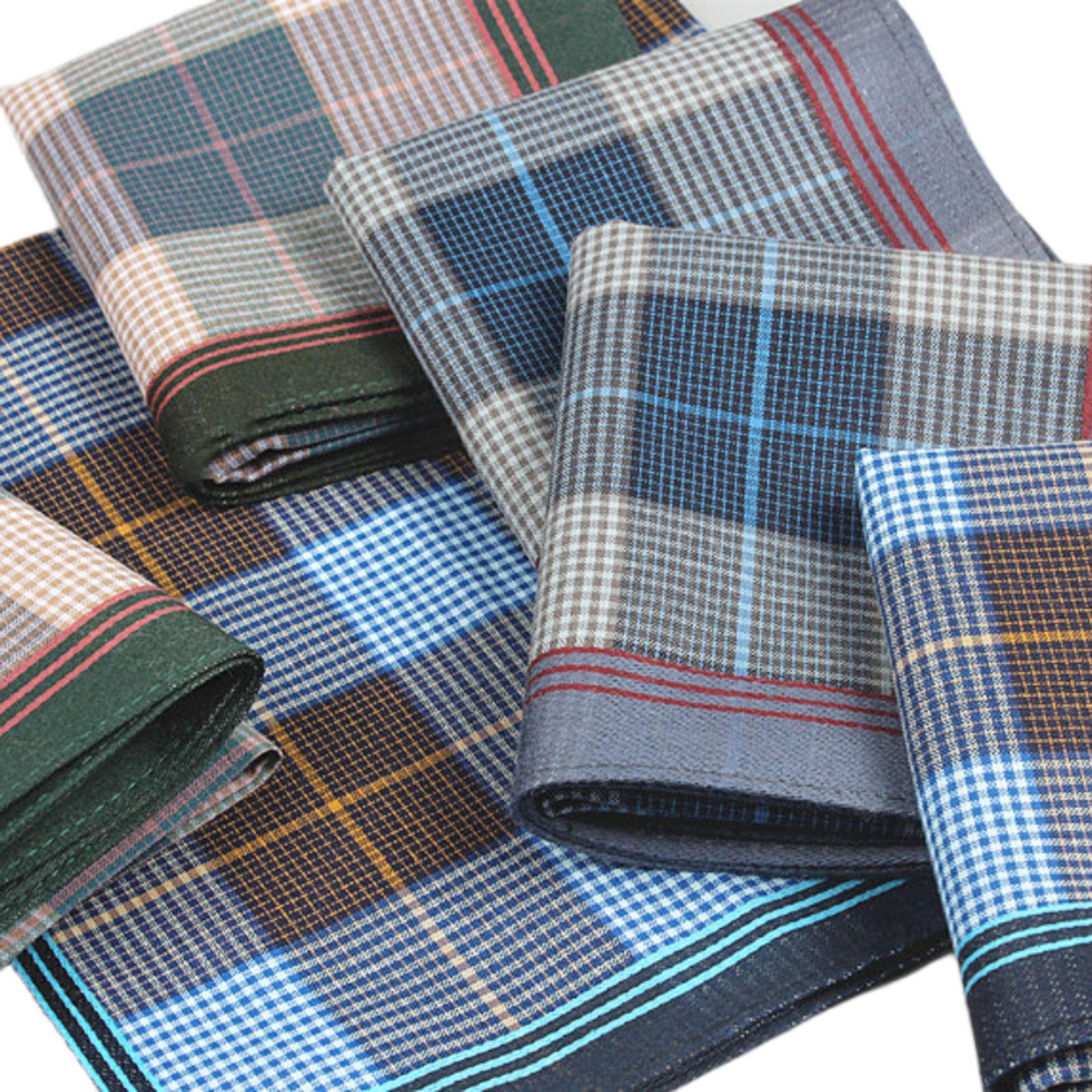 6 Lenços de Bolso, Lenços Univ - Handkerchief Cotton Men avaliação e preço