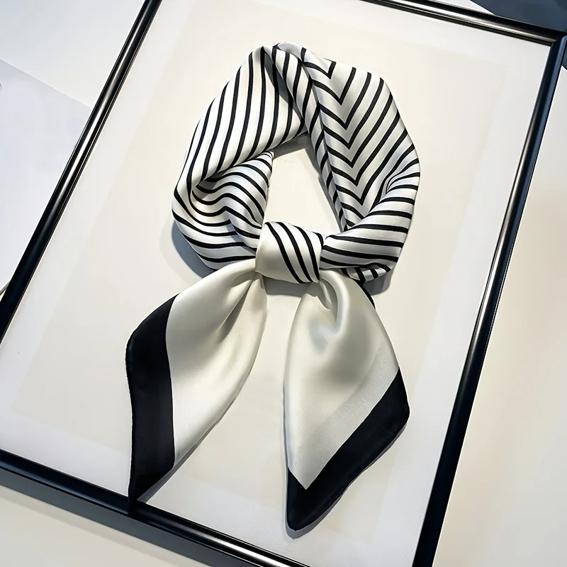 Lenço de seda de imitação de l - Silk Tie Striped avaliação e preço