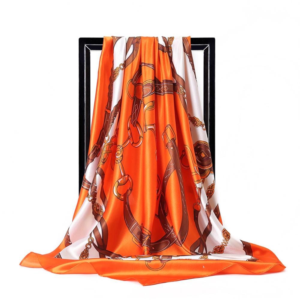 Lenço de seda feminino 90*90cm - Face Scarf Mask avaliação e preço