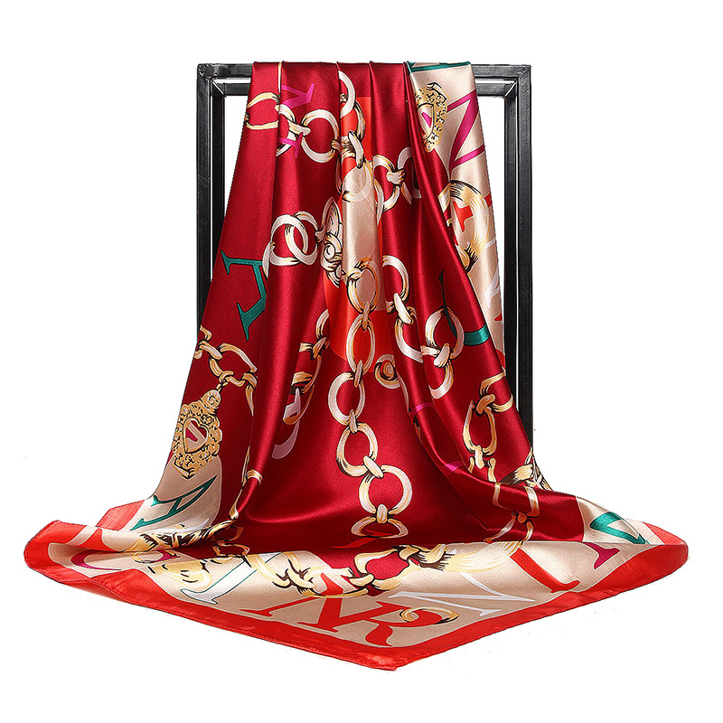 Lenço de seda feminino 90*90cm - Face Scarf Mask avaliação e preço