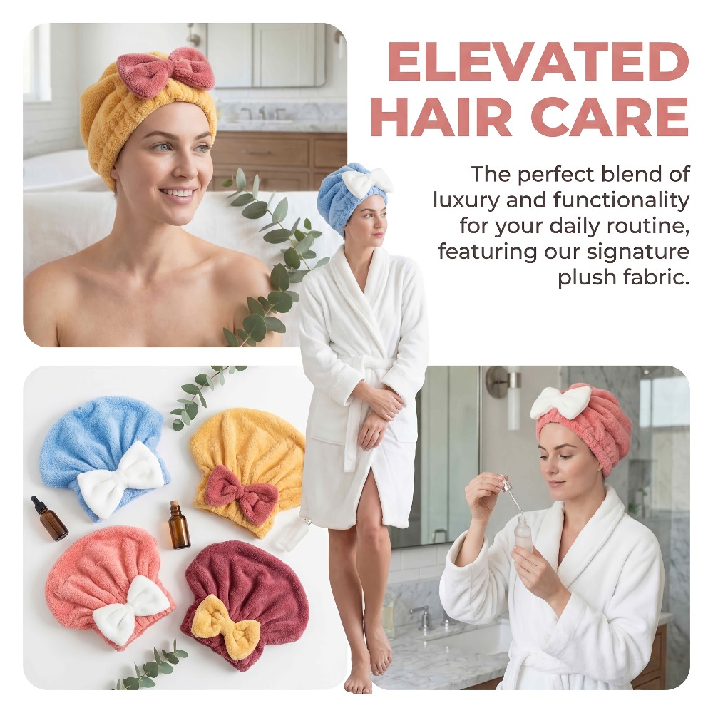 Touca de Secagem de Cabelo em  - Head Wrap Turban avaliação e preço