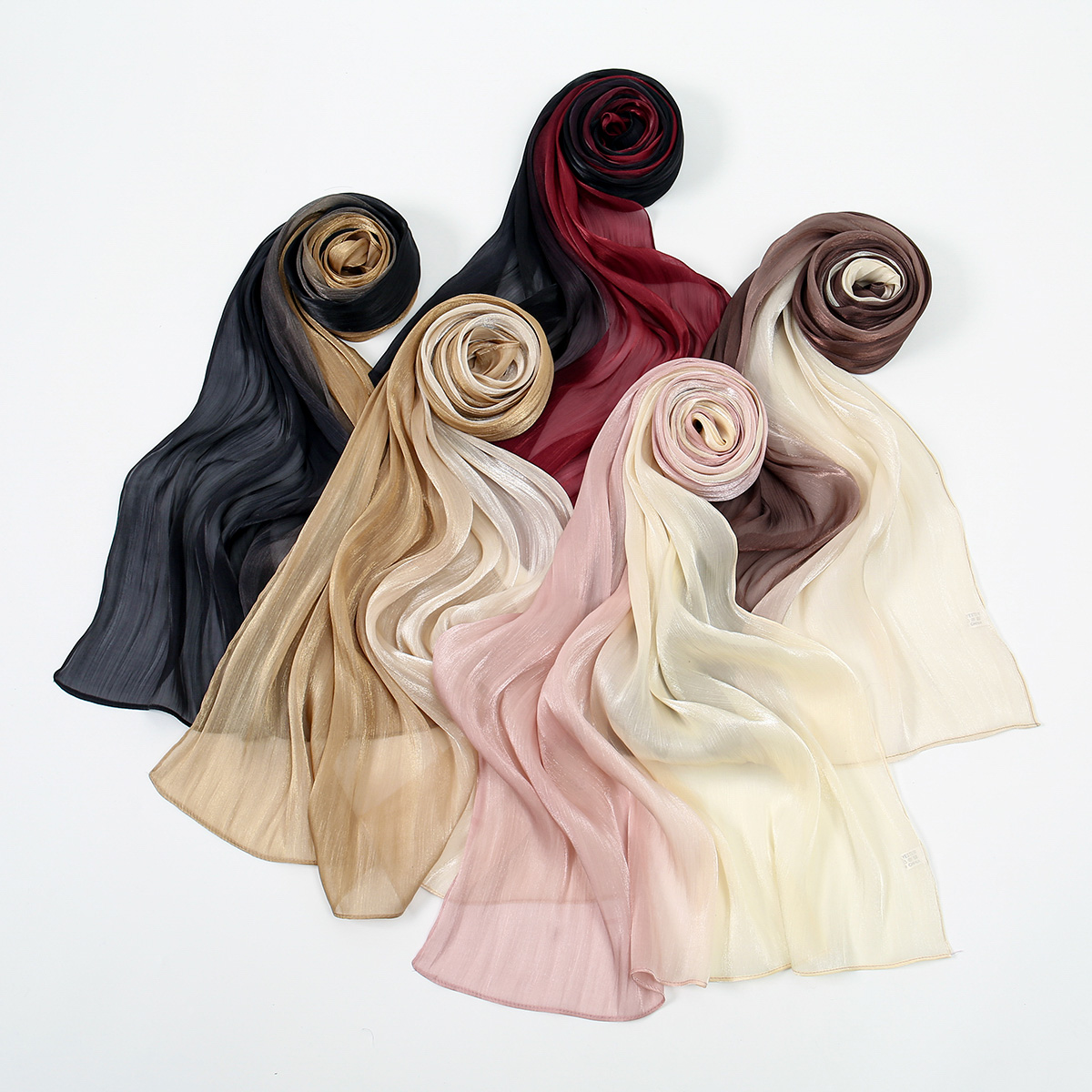 Gradiente cintilação seda hija - Head Wrap Turban avaliação e preço