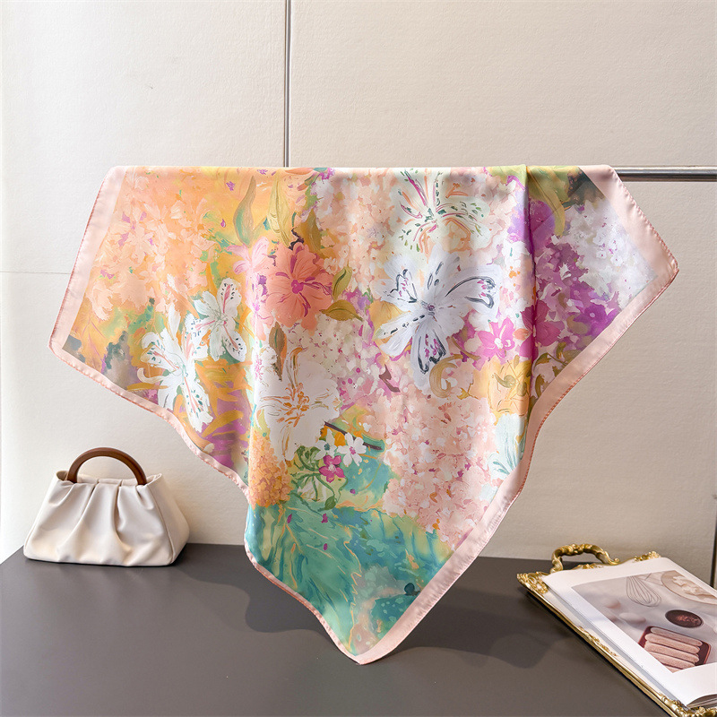 Lenço de Seda Quadrado 70*70cm - Ascot Neck Scarf avaliação e preço