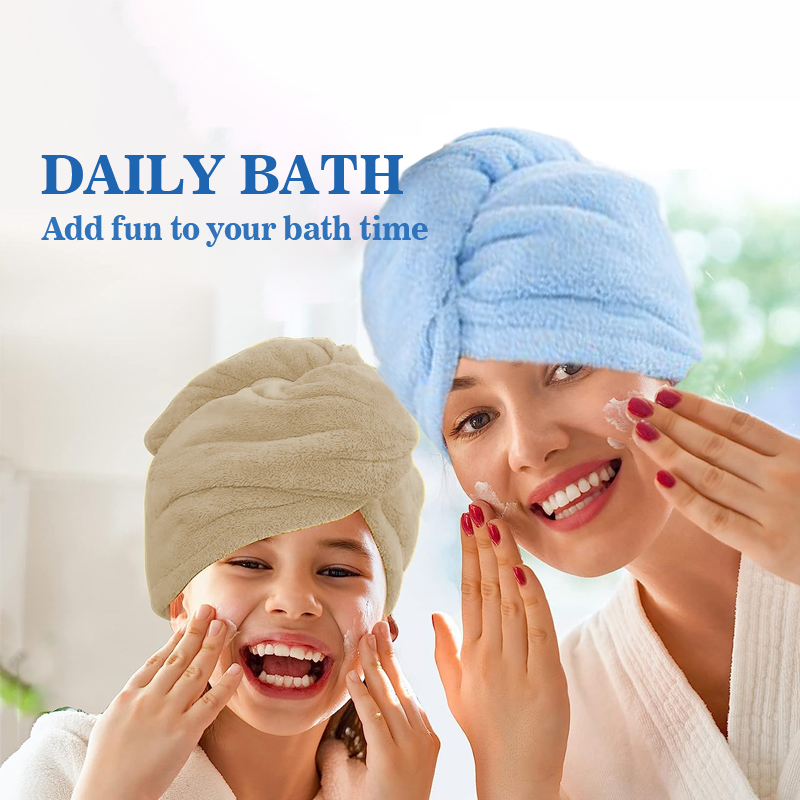 Envoltório de toalha de cabelo - Head Wrap Turban avaliação e preço