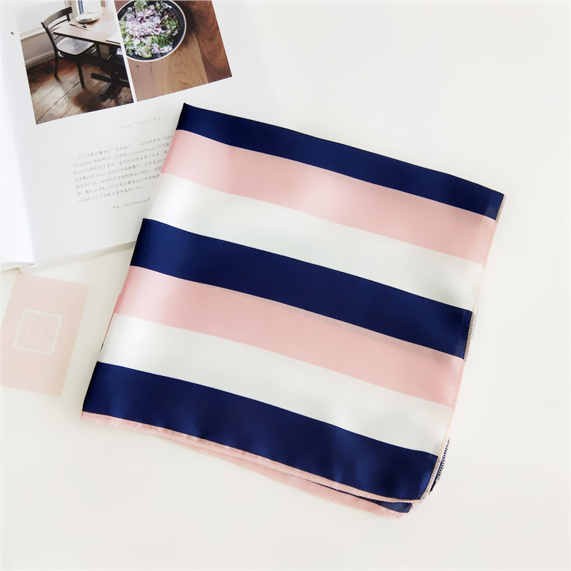 Lenço quadrado listrado femini - Silk Tie Striped avaliação e preço